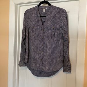 L.L. Bean button-down blouse 100% cotton small